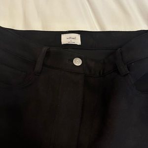 Wilfred Melina Pant in Black Suede